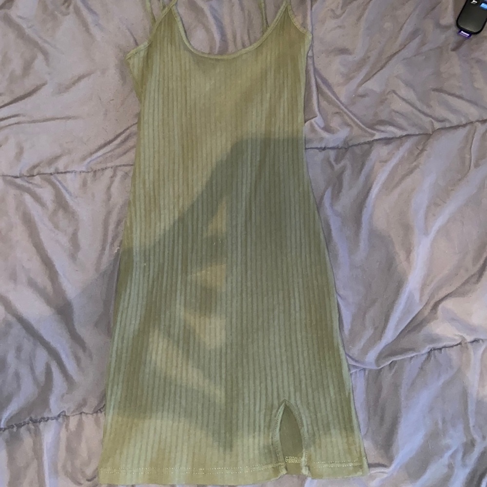 SHEIN mini dress. army green